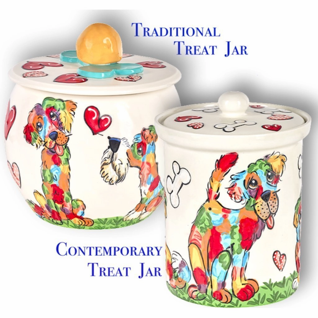 Border Collie 1 Dog Treat Jar