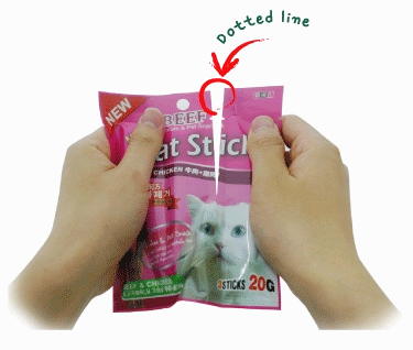 Bow Wow Mini Cat Stick in Beef & Chicken Cat Treat 20g