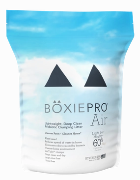 BoxiePro Air Lightweight Deep Clean Probiotic Clumping Cat Litter
