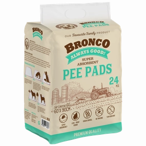 Bronco Super Absorbent Pee Pads 24pcs (60 x 90cm)