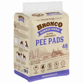 Bronco Super Absorbent Pee Pads 48pcs (60 x 45cm)