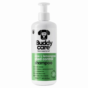 Buddycare Shed Control With Aloe & Lemongrass Dog Shampoo 500ml
