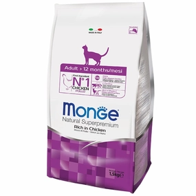 BUNDLE DEAL: Monge Adult Chicken Dry Cat Food