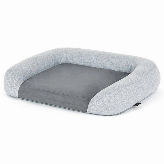 California Dreaming Memory Foam Dog Bed Fog Grey