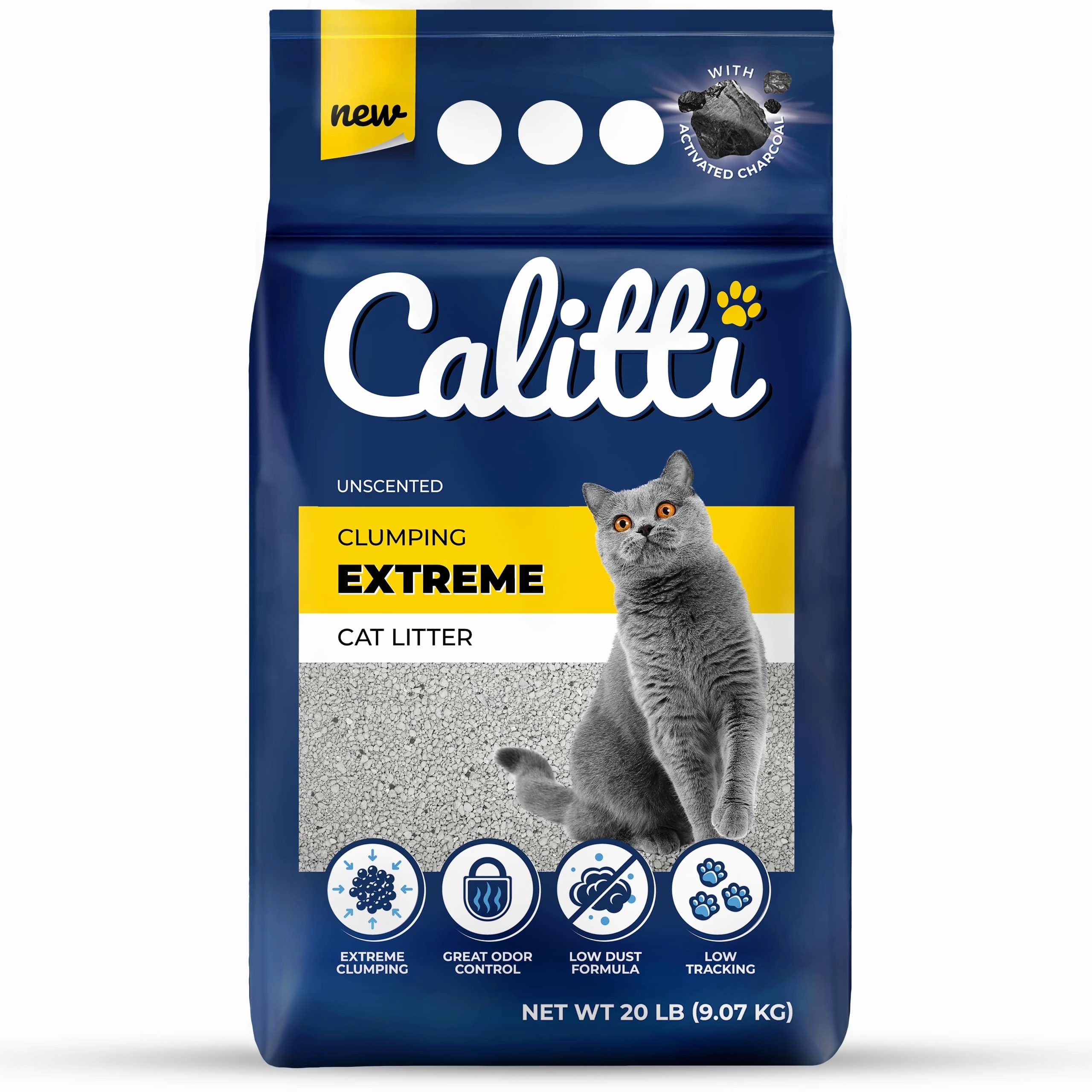 Calitti Extreme Clumping Cat Litter, 20 lbs
