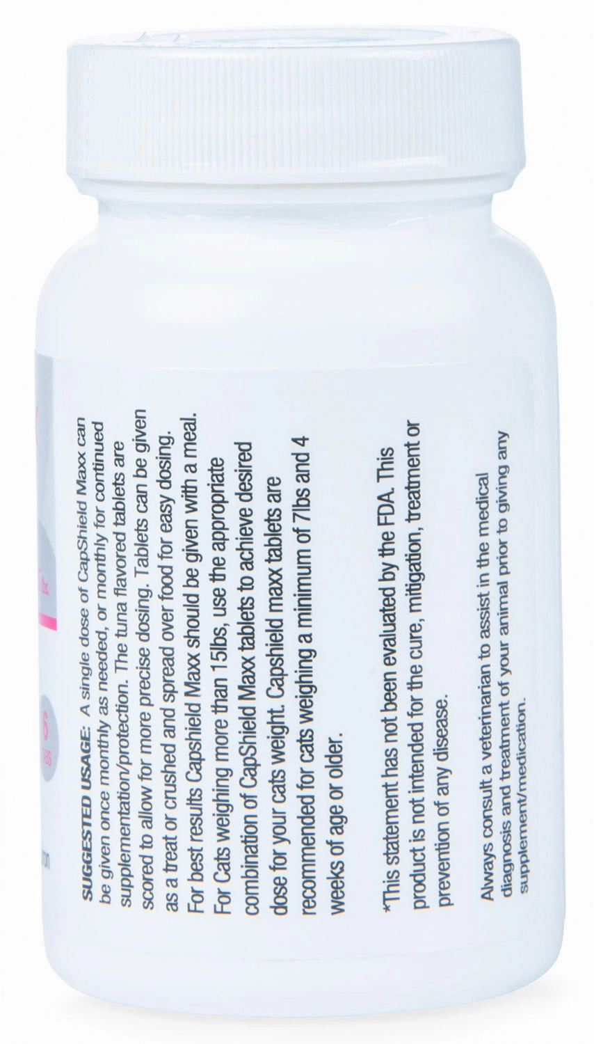 CapShield Maxx Flavored Tabs for Cats, 7-15 lbs