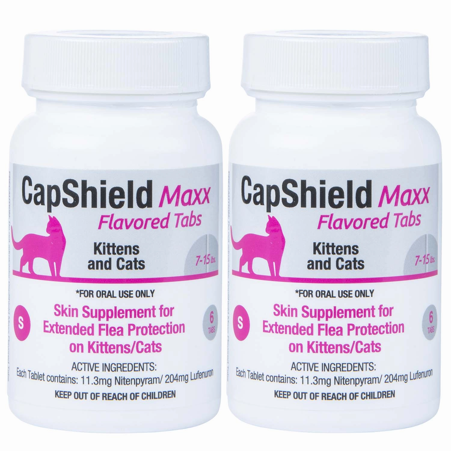 CapShield Maxx Flavored Tabs for Cats, 7-15 lbs