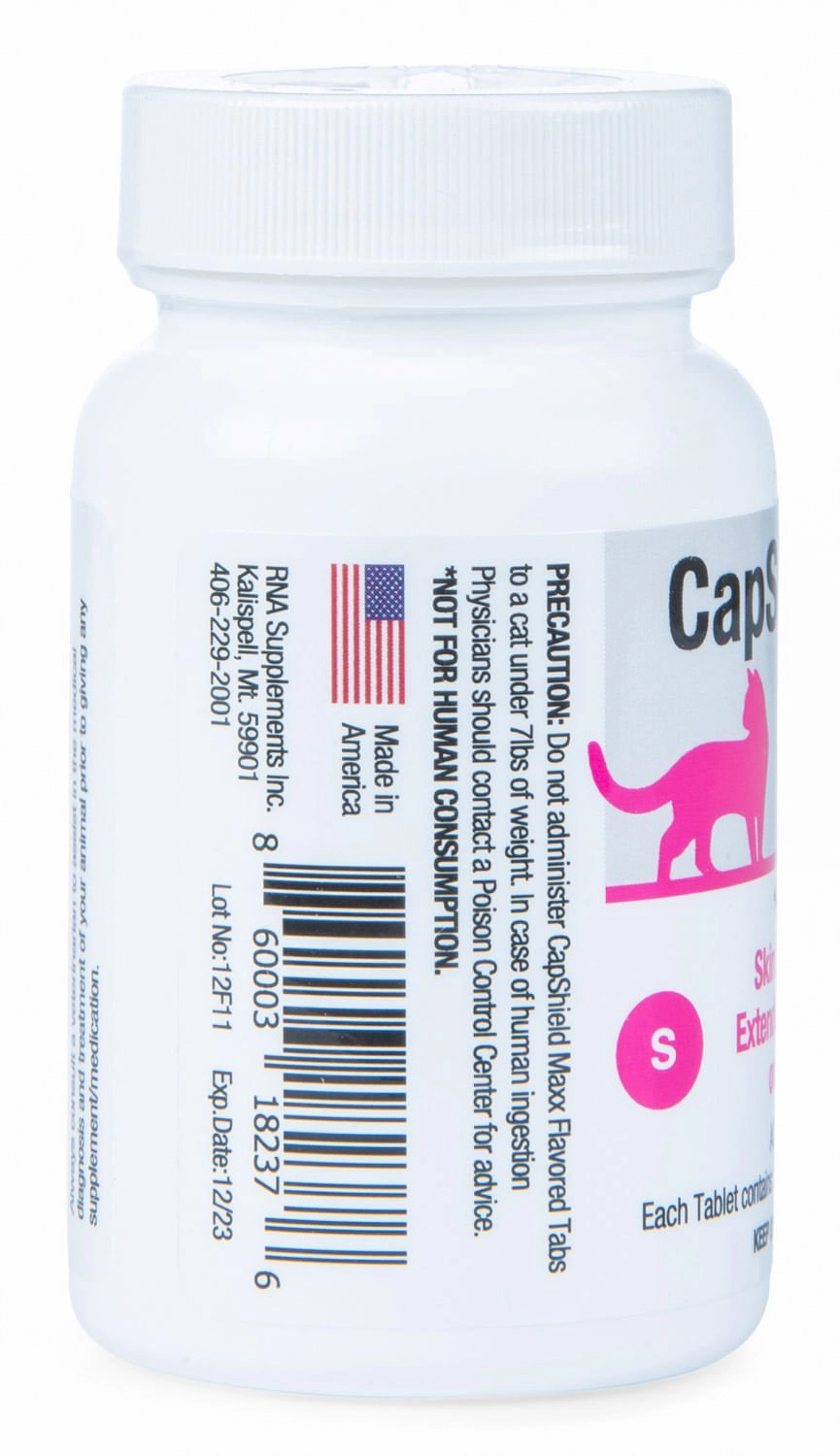CapShield Maxx Flavored Tabs for Cats, 7-15 lbs