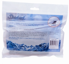 Carbon Drinkwell Pet Fountain Filters, 3 pk