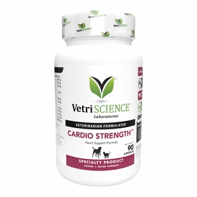 Cardio-Strength Heart Support Formula for Cats & Dogs, 90 Caps