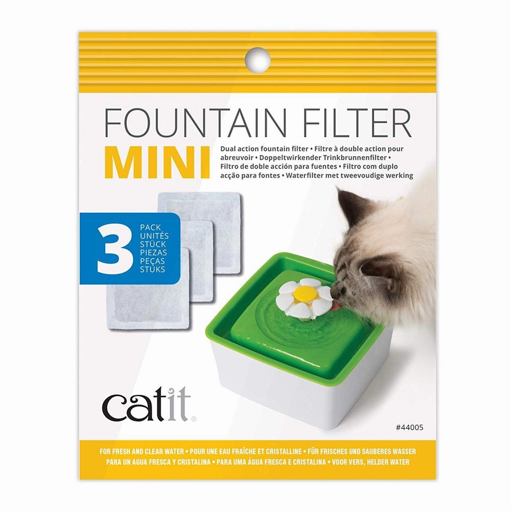 Catit Flower Mini Fountain Dual Action Filter 3ct