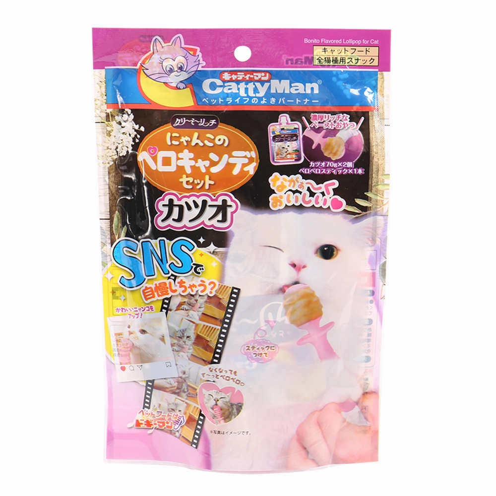 CattyMan Bonito Flavored Lollipop DIY Set for Cat 140g