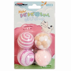 CattyMan Cat Ball Toy 4pc