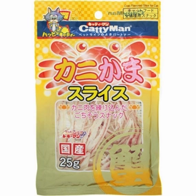 Cattyman Crab Slices Cat Treat 22g