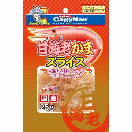 Cattyman Shrimp Slices Cat Treat 25g