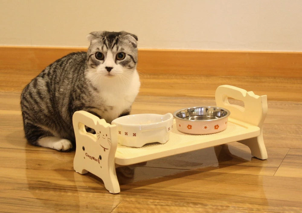 CattyMan Woody Dining Table For Cats