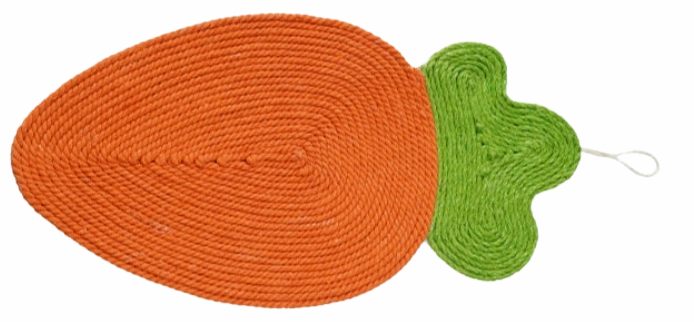 Cheerhunting Cauli - Fruit Scratcher Pad for Cats - Carrot
