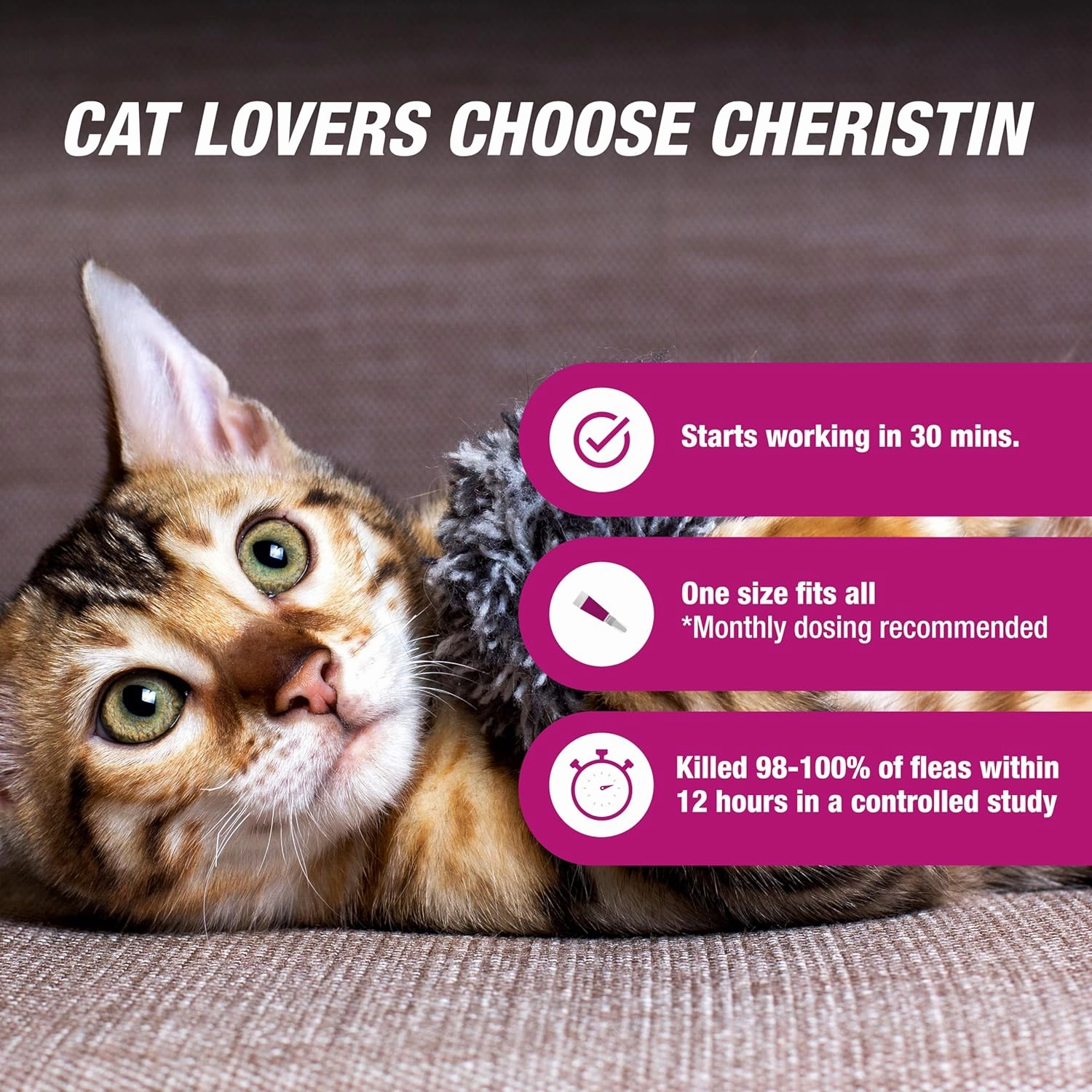 Cheristin Topical Flea Treatment for Cats