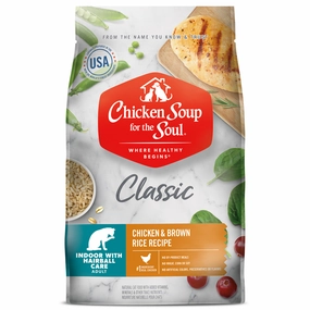 Chicken Soup For The Soul Indoor Recipe with Chicken & Brown Dry Cat Food