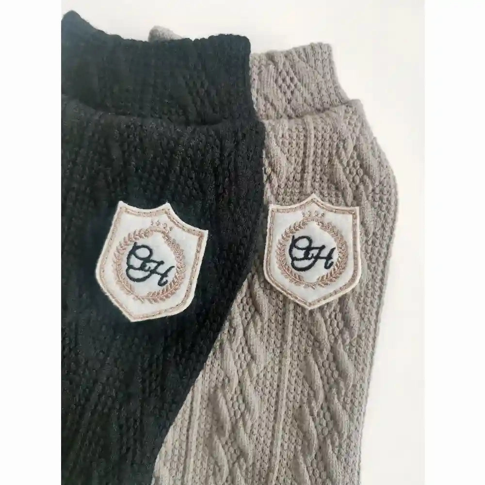 Chloe's Home Aspen Sweater for Dogs (Black)