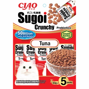 Ciao Cat Sugoi Crunchy Prebiotics Tuna 22g x 5 (P231)