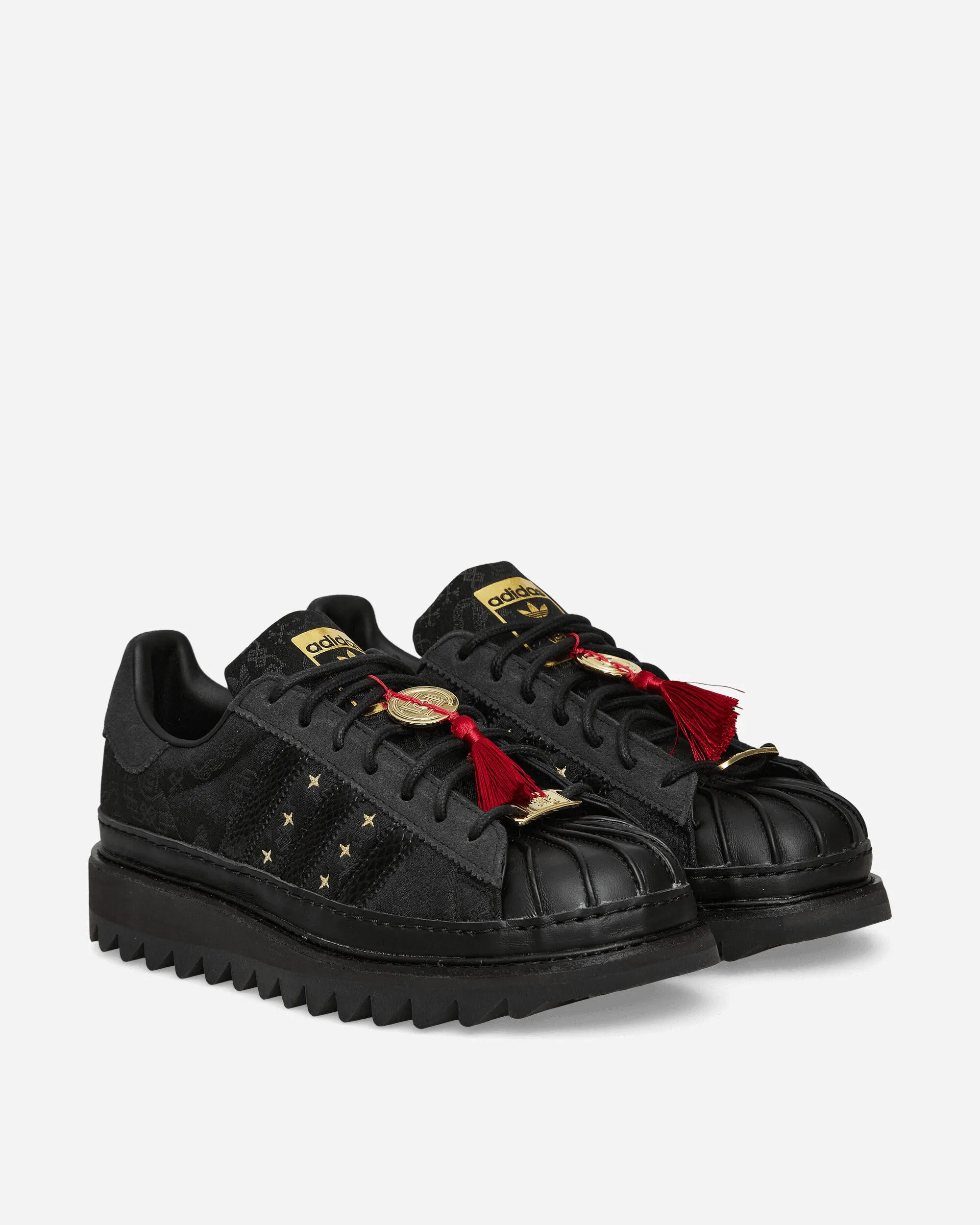 CLOT Par Edison Chen Superstar Sneakers Noir Fondamental