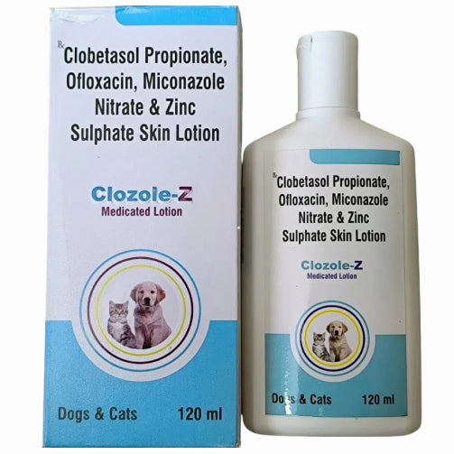 Clozole Z Lotion for Dogs and Cats