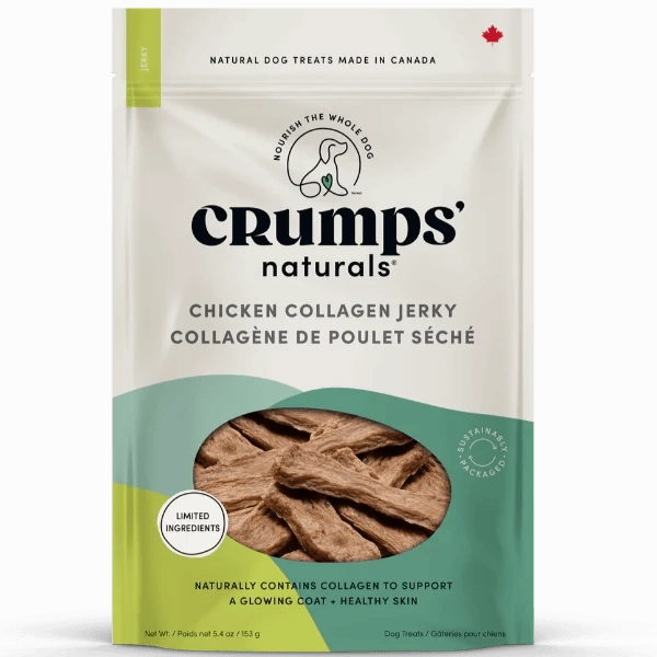Crumps' naturals Chicken Collagen Jerky Dog Treats (SPECIAL ORDER ITEM)