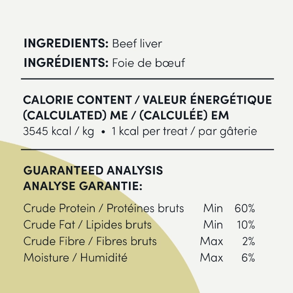 Crumps' naturals Freeze-Dried Beef Liver Mini Trainers