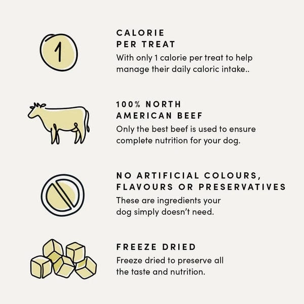 Crumps' naturals Freeze-Dried Beef Liver Mini Trainers