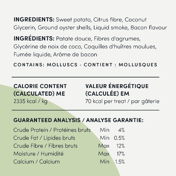 Crumps' naturals Plaque Busters Bacon Dental Sticks