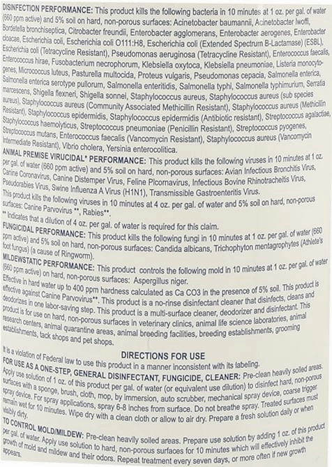 D-128 Disinfectant, gallon