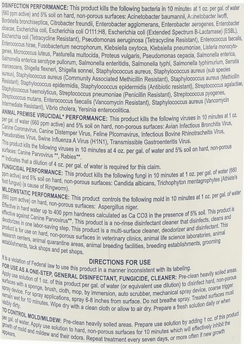 D-128 Disinfectant, gallon