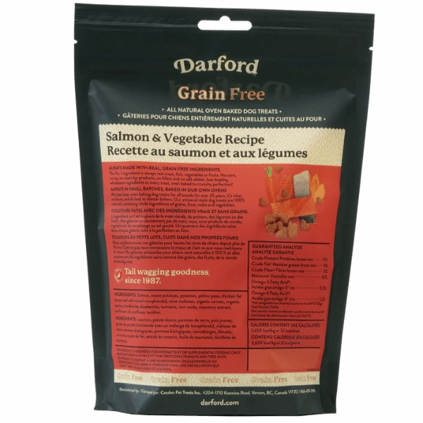 Darford Grain Free Salmon Recipe Oven-Baked Dog Treats