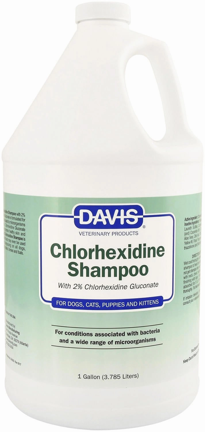 Davis Chlorhexidine (2%) Pet Shampoo for Dogs and Cats