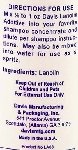 Davis Lanolin Additive, 8 oz