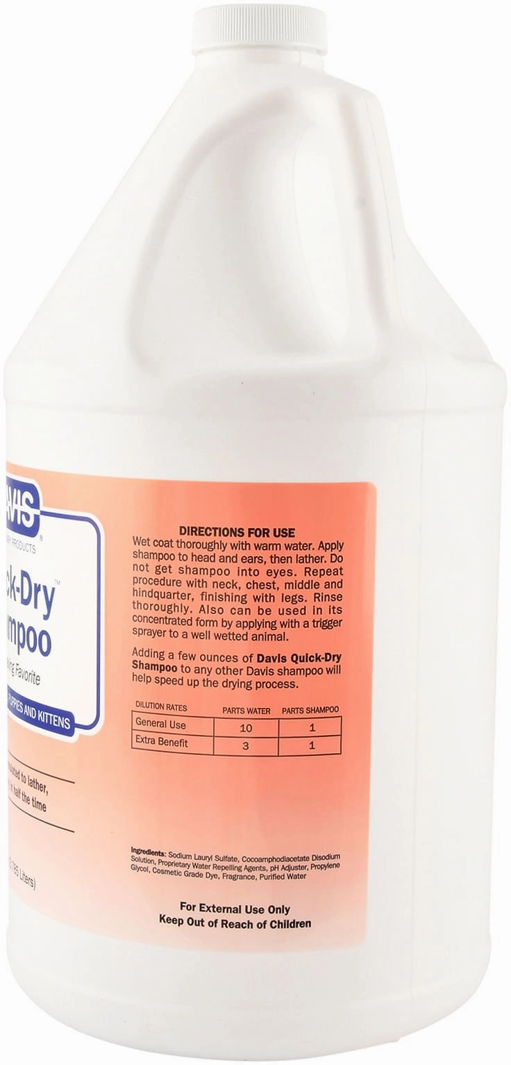 Davis Quick-Dry Shampoo, Gallon