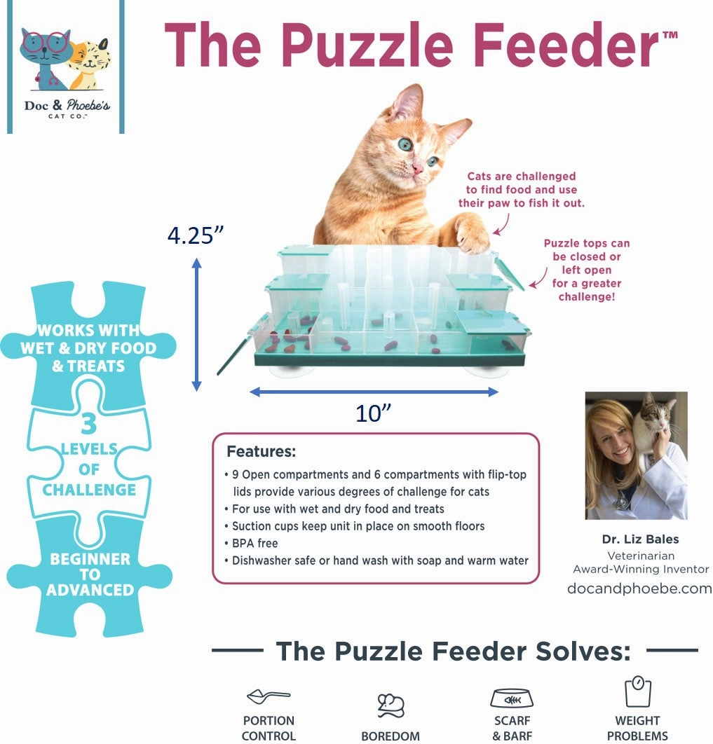 Doc & Phoebe's Cat Co. The Puzzle Feeder