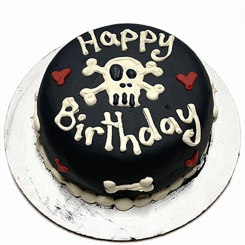 Dog Birthday Cake Skull