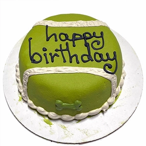 Dog Birthday Cake Tennis Ball