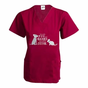 Dog is Good Scrub Tops