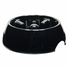 Dogit Go Slow Anti Gulp Feeding Bowl Black X-Small 140ml