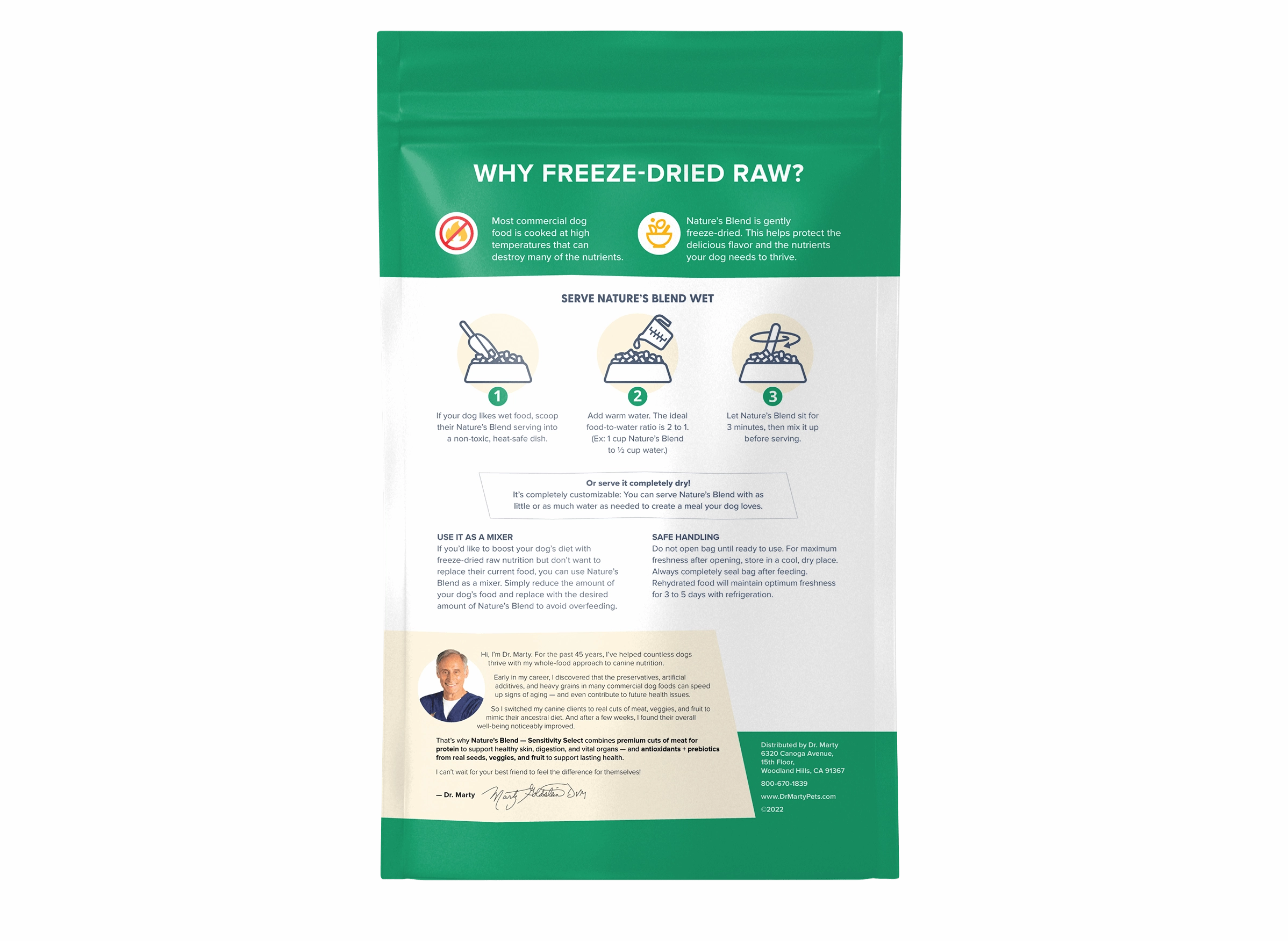 Dr. Marty Nature's Blend Sensitivity Select Dog Food