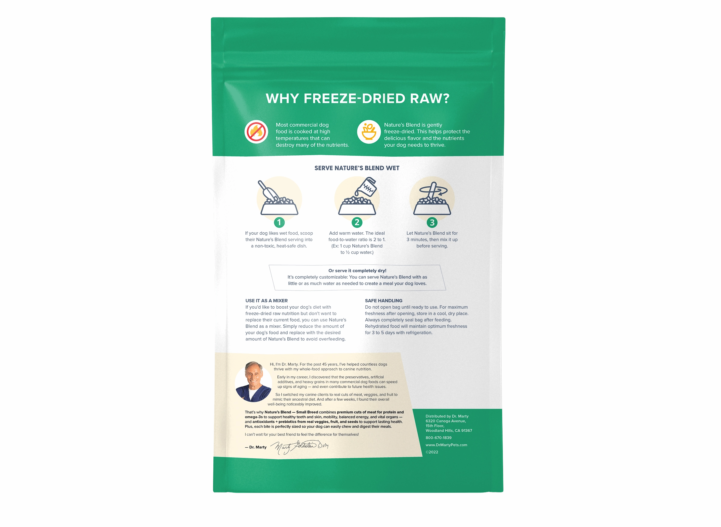 Dr. Marty Nature's Blend Small Breed Dog Food
