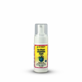 Earthbath Cat Grooming Foam - Fragrance Free Hypo-Allergenic - 4oz Bottle