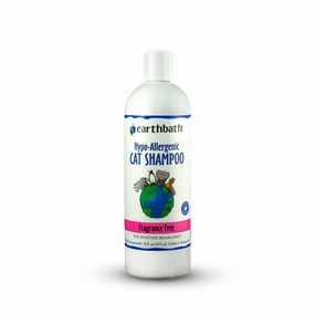 Earthbath Cat Shampoo - Fragrance Free Hypo-Allergenic - 16oz Bottle