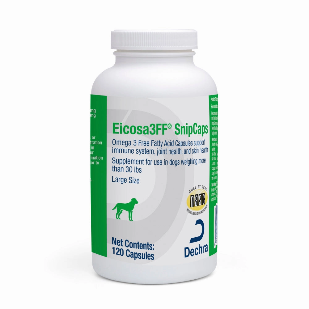 Eicosa3FF SnipCaps Omega 3 Capsules for Dogs & Cats