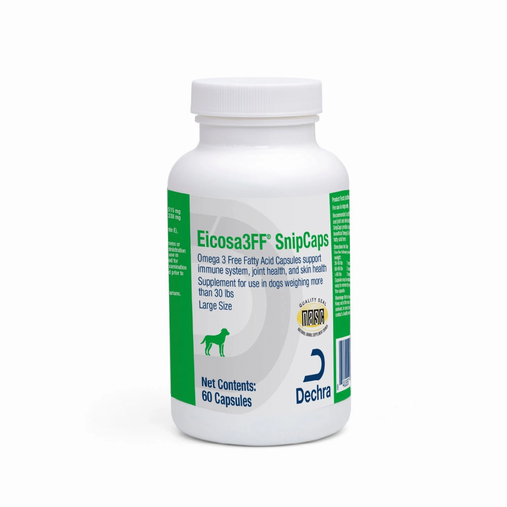 Eicosa3FF SnipCaps Omega 3 Capsules for Dogs & Cats
