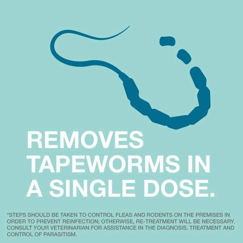 Elanco Tapeworm Cat Dewormer, 3 tablets