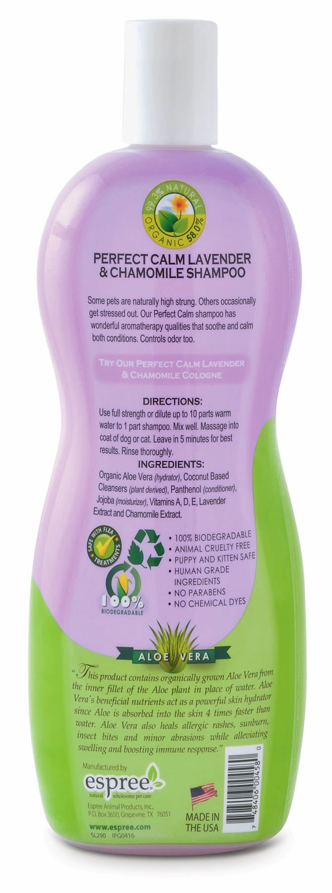 Espree Perfect Calm Shampoo, 20 oz